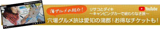 穴場グルメ旅は愛知県のがまごおり！リサコとダイキ キャンピングカーで終わりなき旅