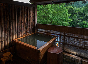 写真：温泉からの景観