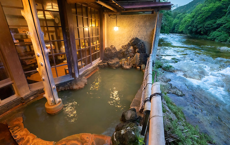 写真：庭園露天風呂