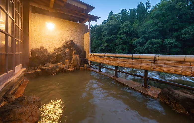 写真：庭園露天風呂