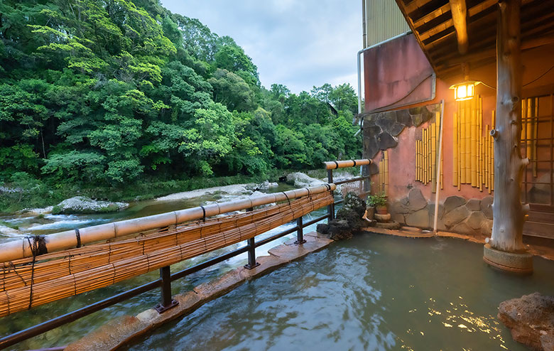 写真：庭園露天風呂