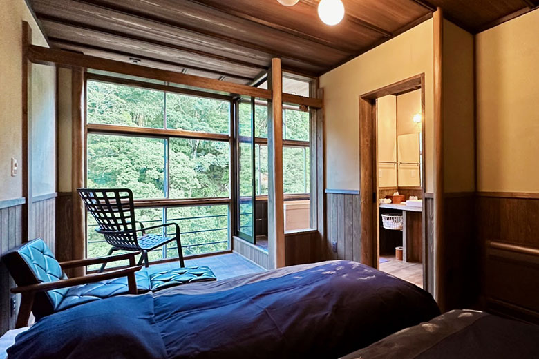 写真：温泉付き客室