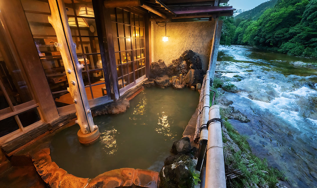 写真：庭園露天風呂