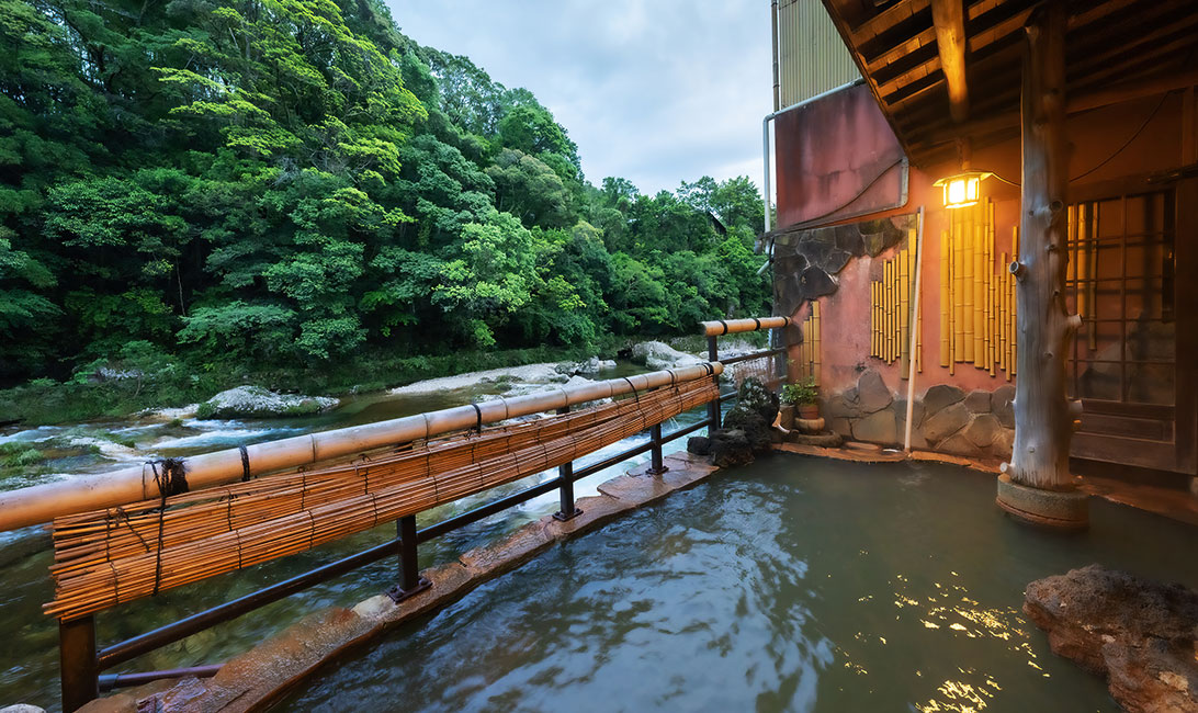 写真：庭園露天風呂