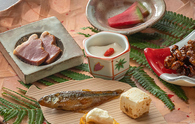 写真:清流の川魚