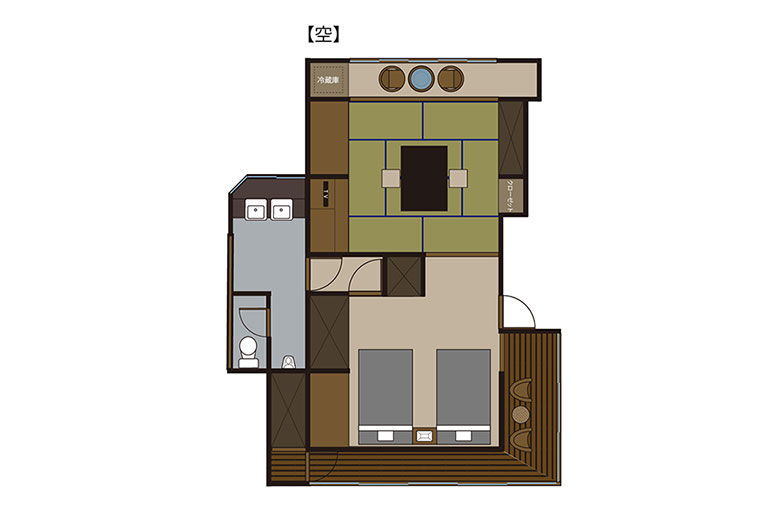 写真:和洋室 空 間取り図